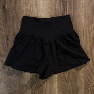 Aerie Women's High Waist Black Shorts